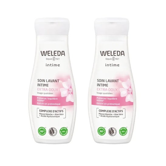 Weleda Intime Gel Limpiador Íntimo Extra Suave 2x200ml