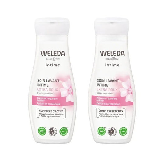 Weleda Intime Gel Limpiador Íntimo Extra Suave 2x200ml