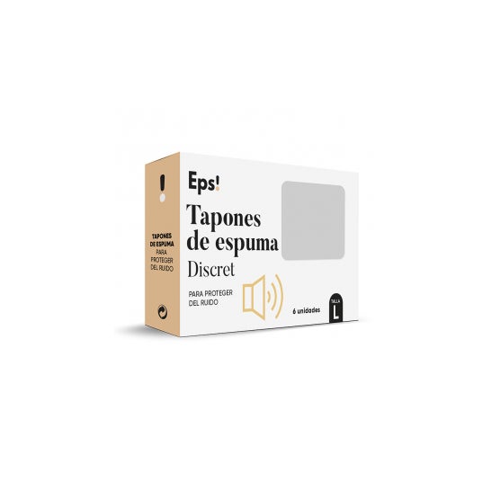 Deiters Eps! Tapones de Espuma Discret T.L 6uds
