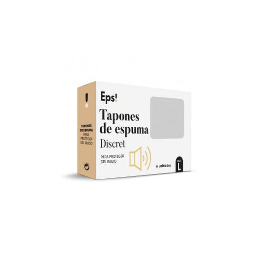 Deiters Eps! Tapones de Espuma Discret T.L 6uds
