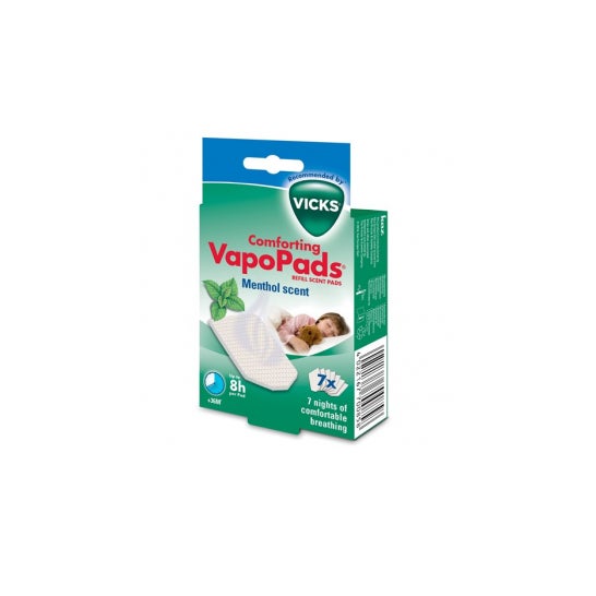 Vicks Vapopads Kaz Recambio Difusor Mentol 7uds