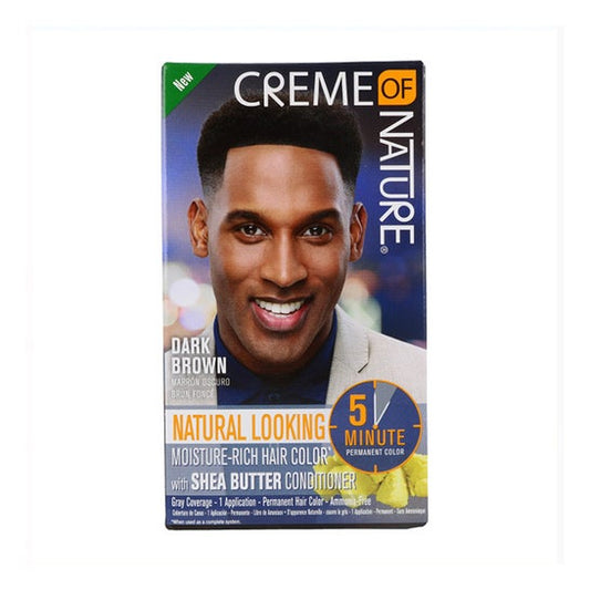 Creme Of Nature Mens Tinte Cabello 5 Minutos Castaño Oscuro 56ml