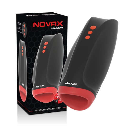 Jamyjob Novax Masturbador Vibración y Compresión 1ud