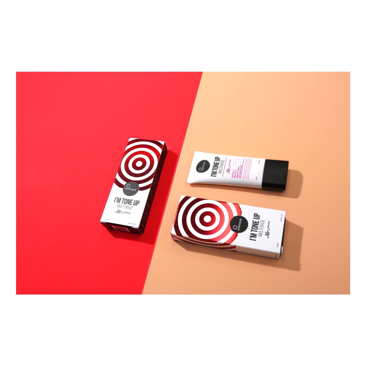 Suntique I'M Tone Up Multi Base Crema Solar Con Color SPF50+ 50ml