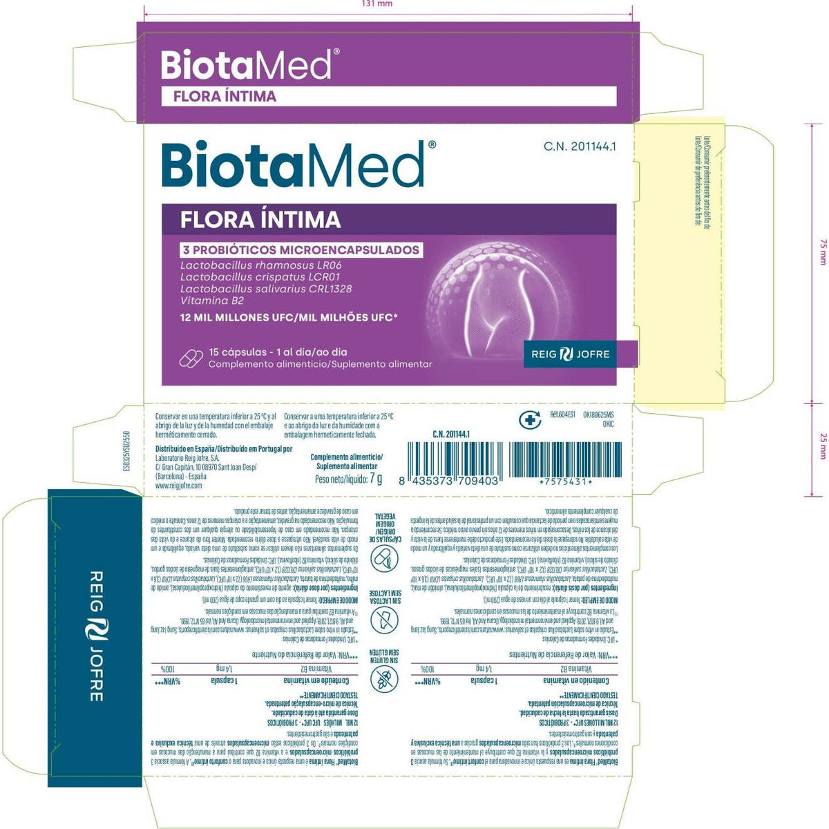 BiotaMed Flora Íntima 15caps
