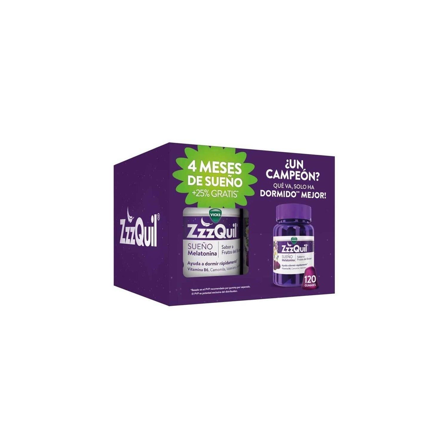 ZzzQuil Sueño Melatonina 120 gummies
