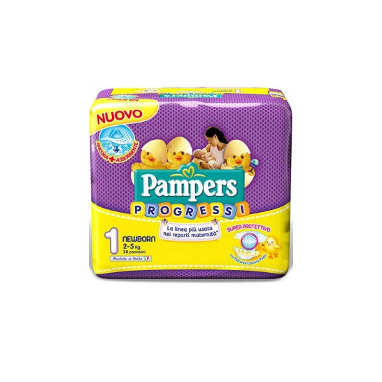 Pampers Progress Recién nacido 28Pcs