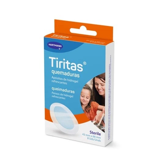 Tiritas Quemaduras 43mm x 68mm 8uds