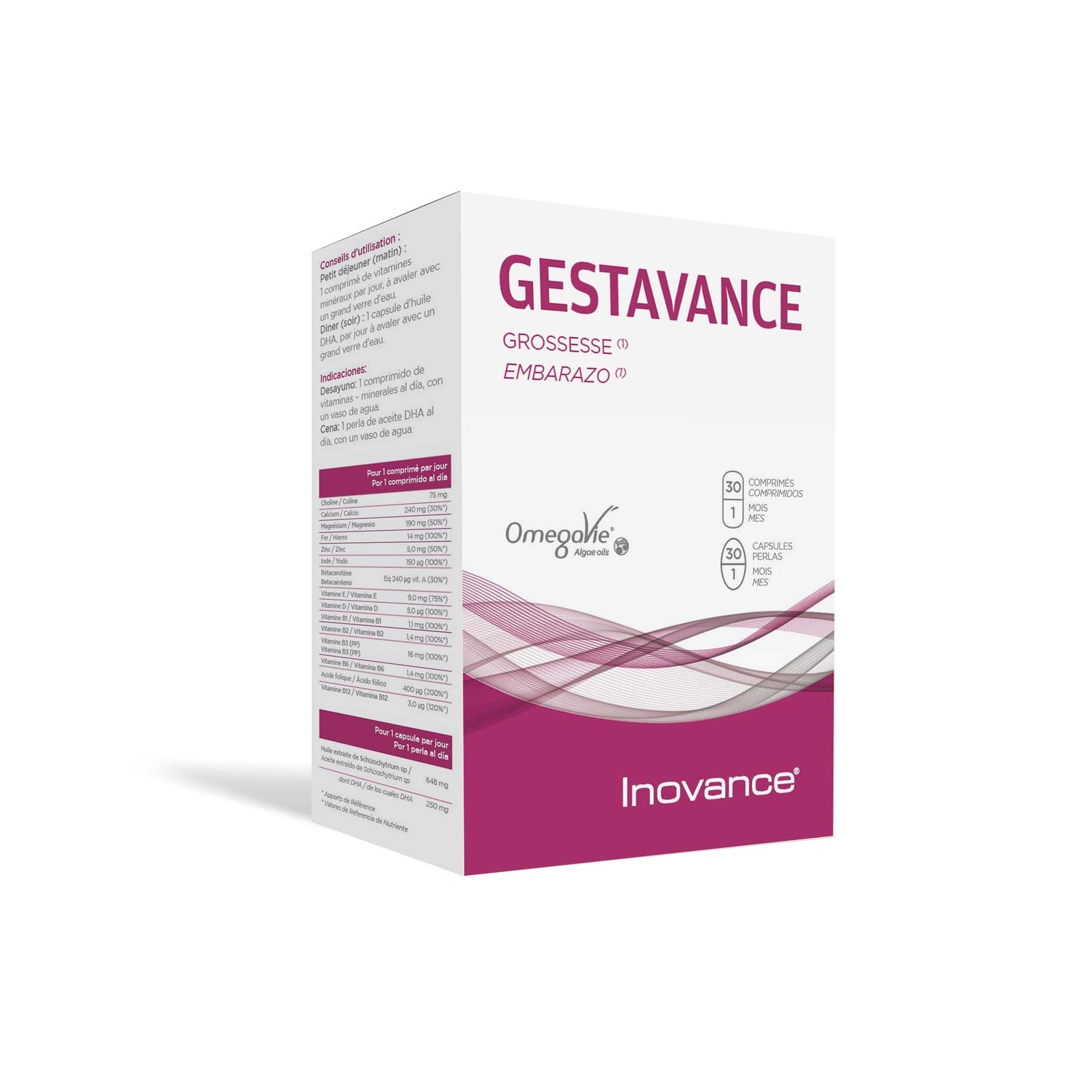 Inovance Gestavance 30comp + 30 perlas