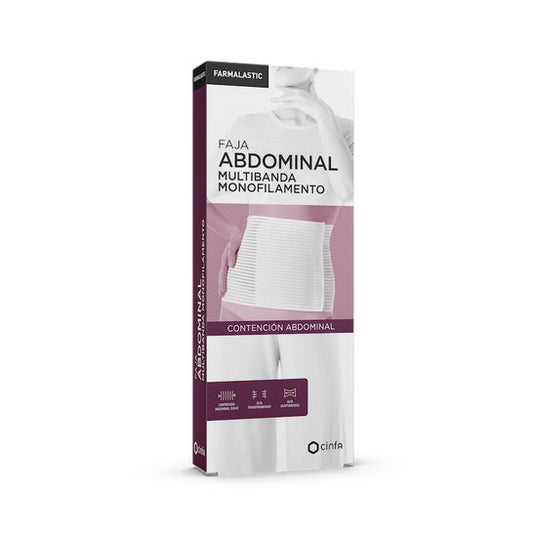 Farmalastic faja lumbar blanca velcro T-2 1ud
