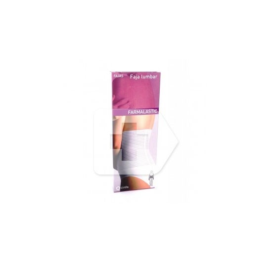 Farmalastic faja lumbar blanca velcro T-2 1 ud