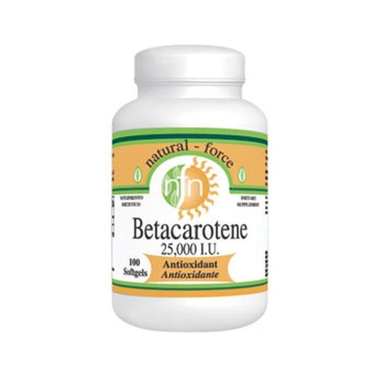 Natural Force Betacaroteno Pro Vitamina A 100 Perlas