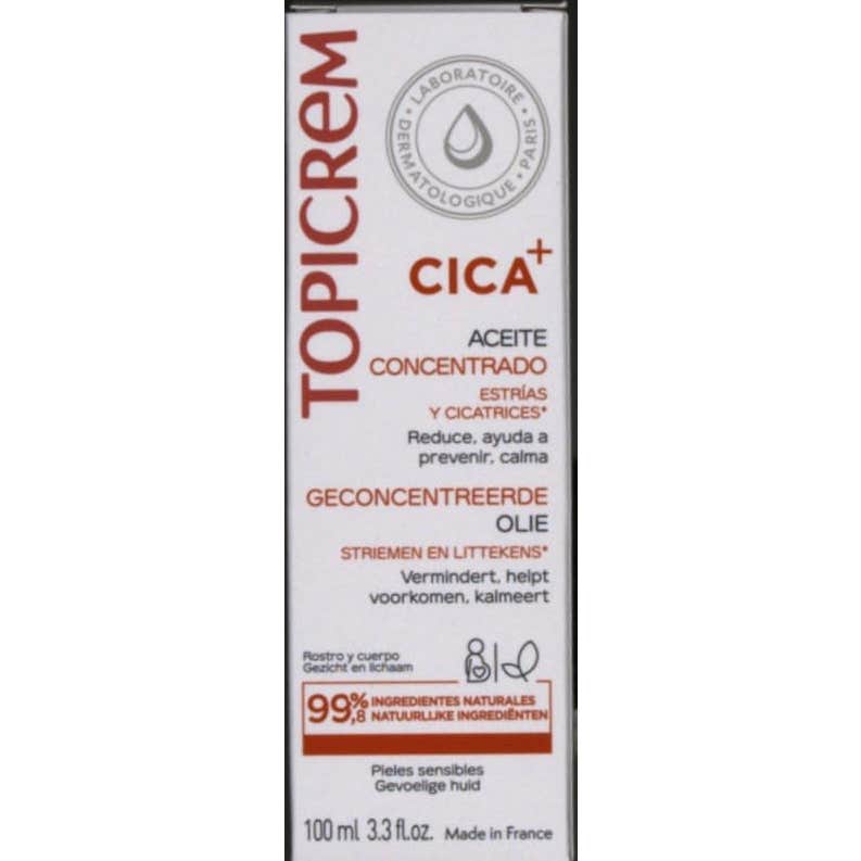 Topicrem CICA+ Aceite Concentrado Estrías Cicatrices 100ml