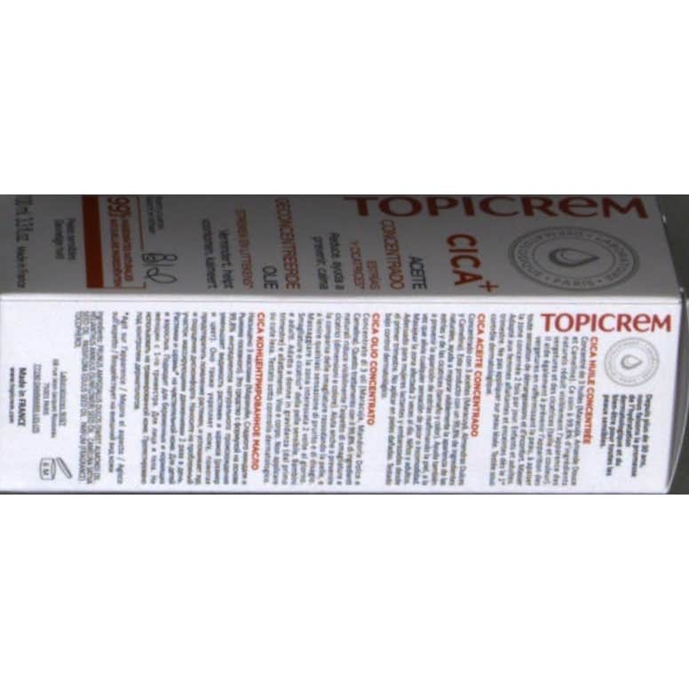 Topicrem CICA+ Aceite Concentrado Estrías Cicatrices 100ml