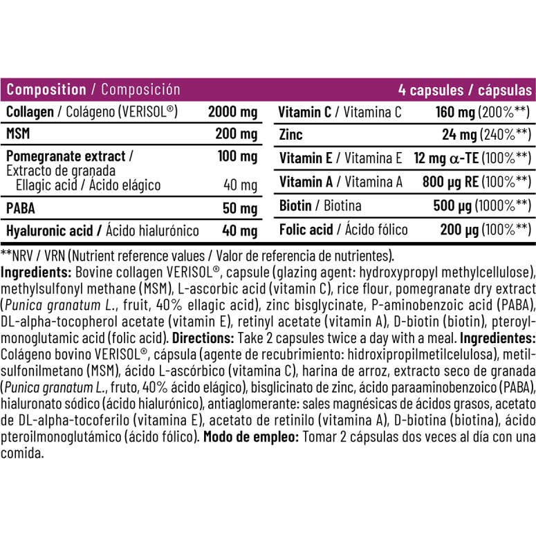 DMI Nutrition Hair Skin & Nails Verisol 100caps