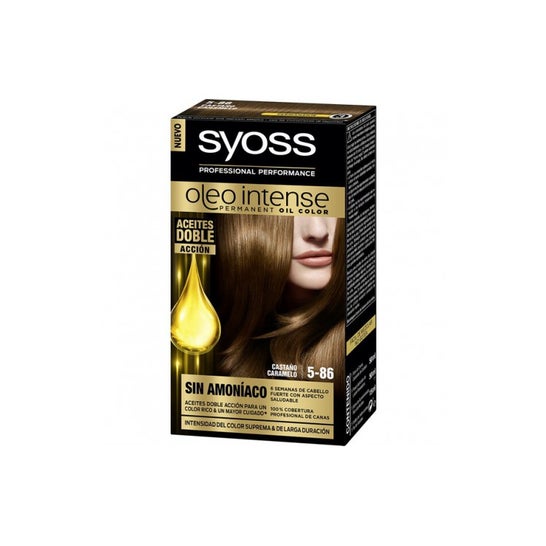 Syoss Oleo Intense Permanent Oil Color Castaño Caramelo 5-86 50ml