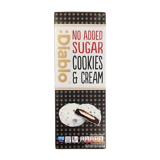 :Diablo Galletas de Crema de Chocolate Blanco 128g