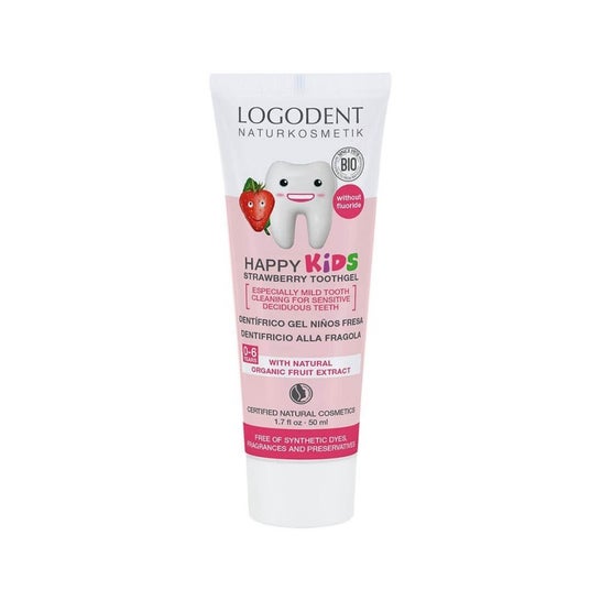 Logona Dentífrico Niños Fresa Gel 50 ml