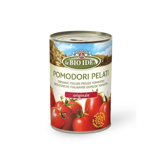 Bio Idea Tomate Entero Pelado Lata 400g