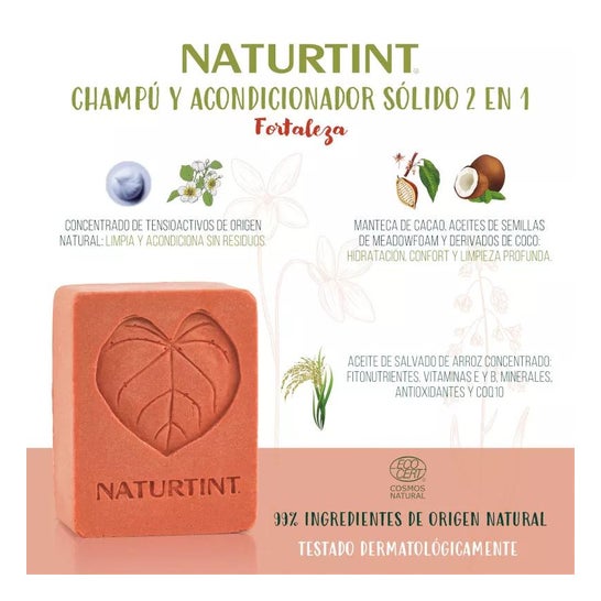 Naturtint Champú Sólido Fortaleza Pastilla Cosmos 75g