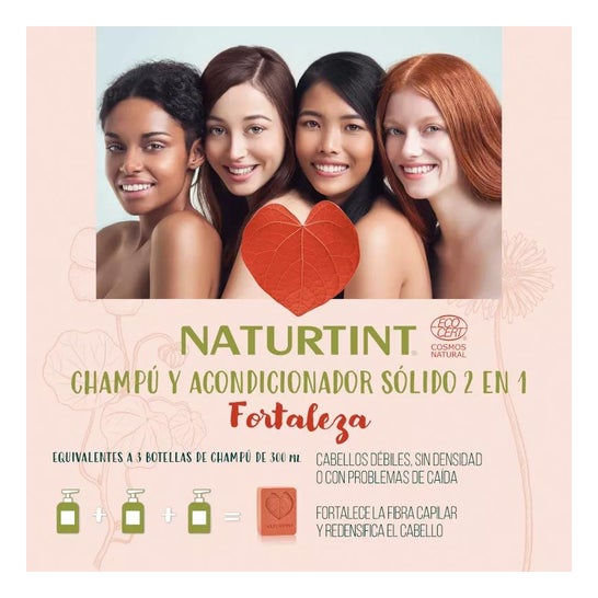 Naturtint Champú Sólido Fortaleza Pastilla Cosmos 75g