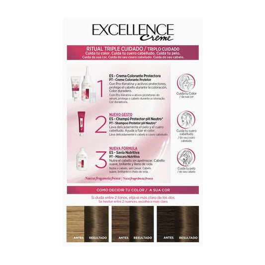 L'Oreal Set Excellence Creme Hair Color 5-Light Brown