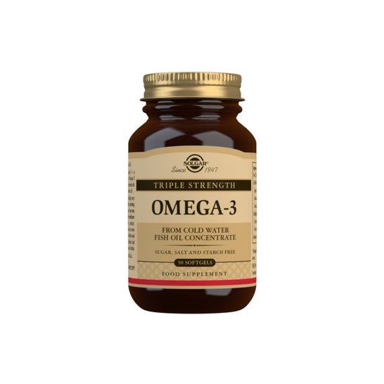 Solgar Omega-3 Triple Concentración 50 perlas