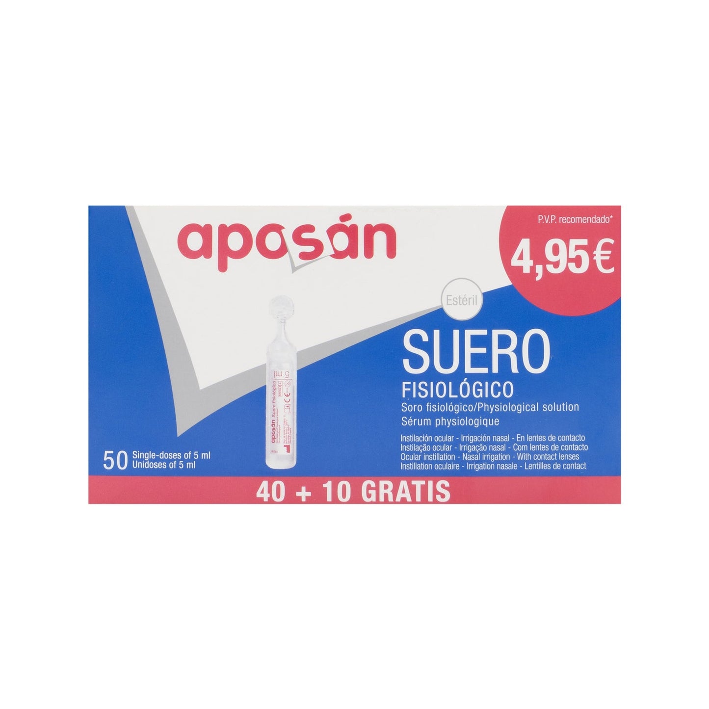 Aposán Suero Fisiológico 50x5ml