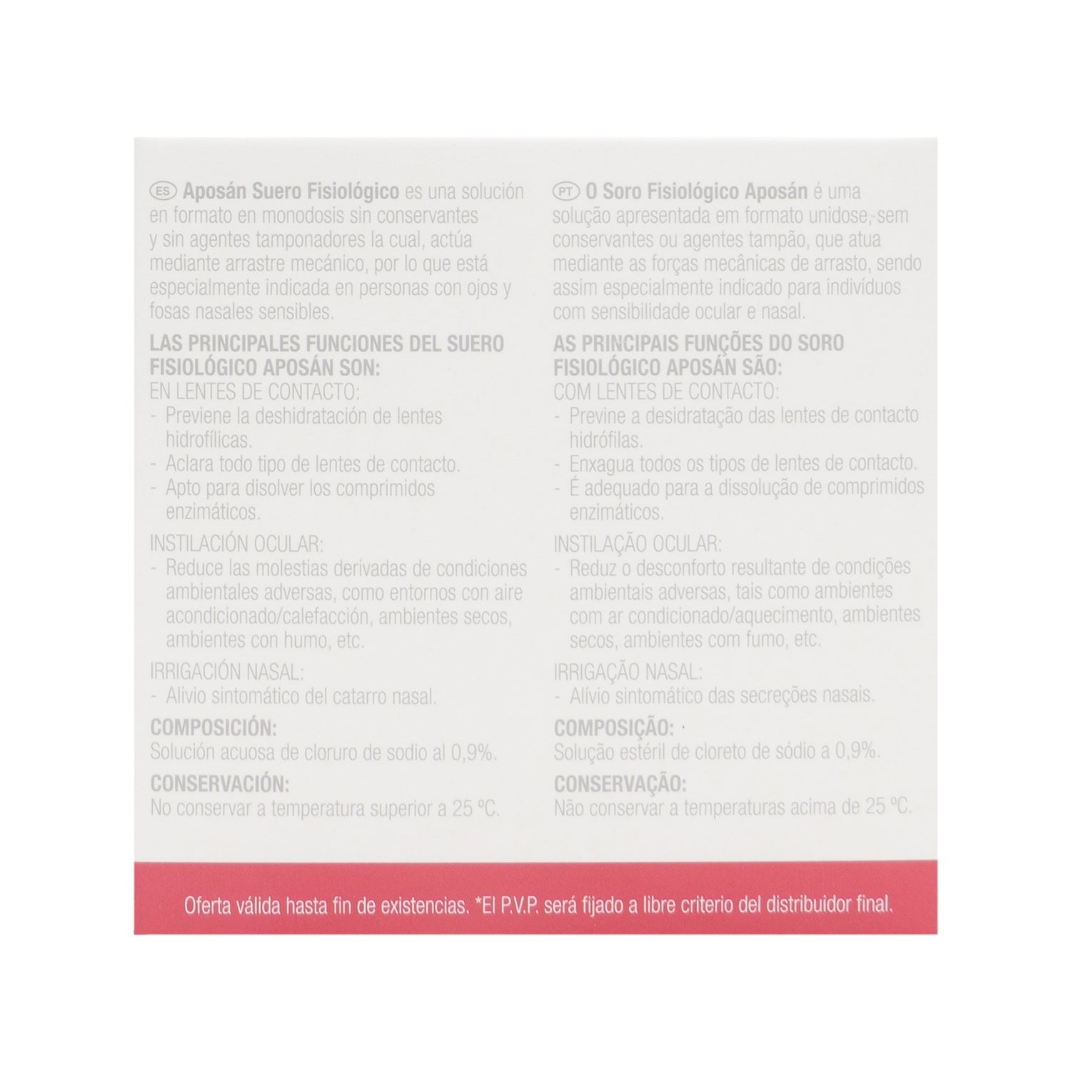 Aposán Suero Fisiológico 50x5ml
