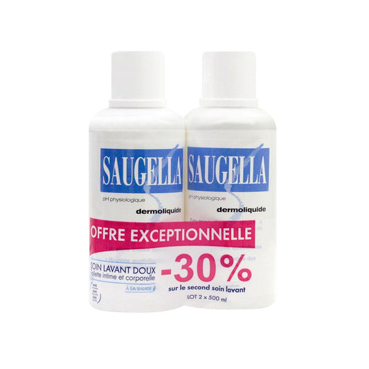 Emulsión Dermolíquida Saugella 2 X 500Ml