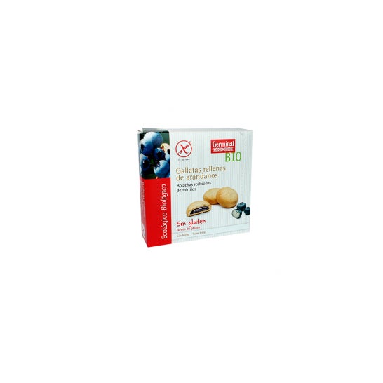 Germinal Bio Galletas Rellenas de Crema Arándanos 250g