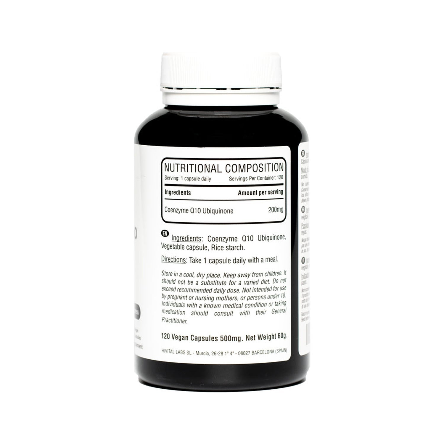Hivital Foods Coenzima Q10 200mg 120caps