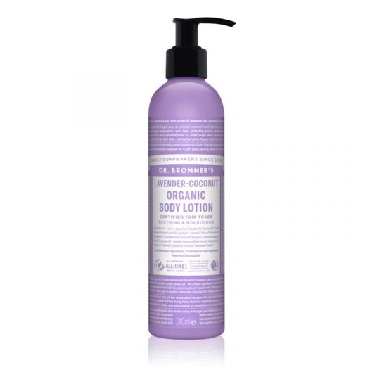 Dr. Bronner's Loção Corporal Lavanda Coco 240ml