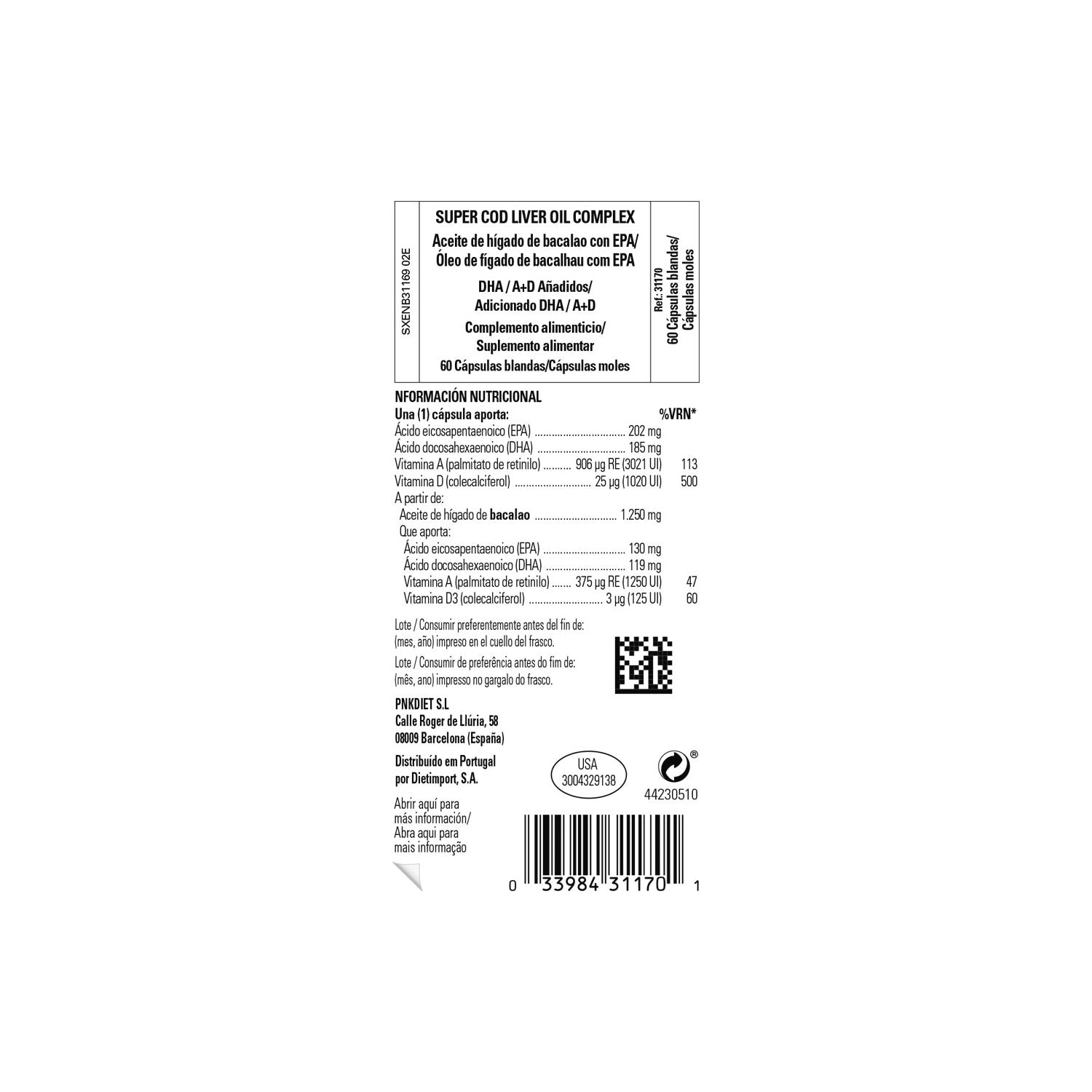 Solgar Super Cod Liver Oil Complex 60 perlas