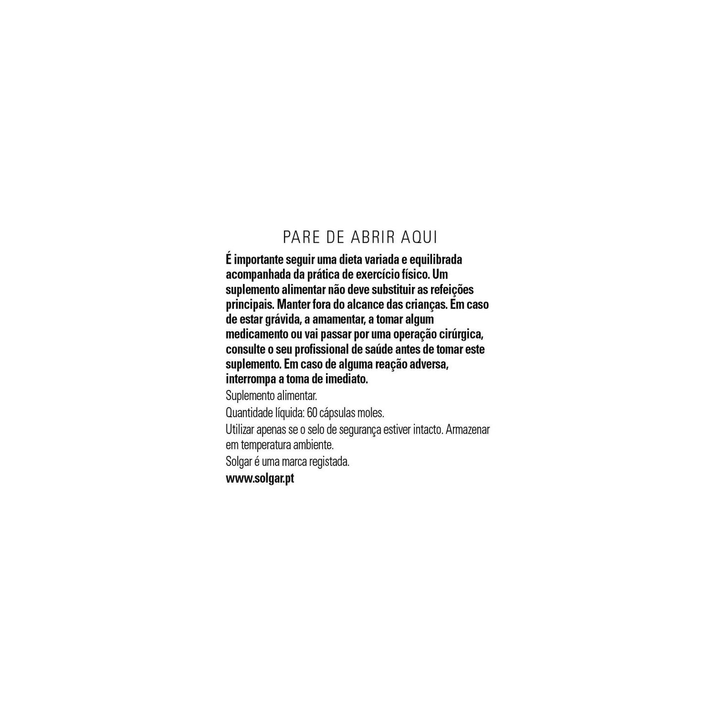 Solgar Super Cod Liver Oil Complex 60 perlas