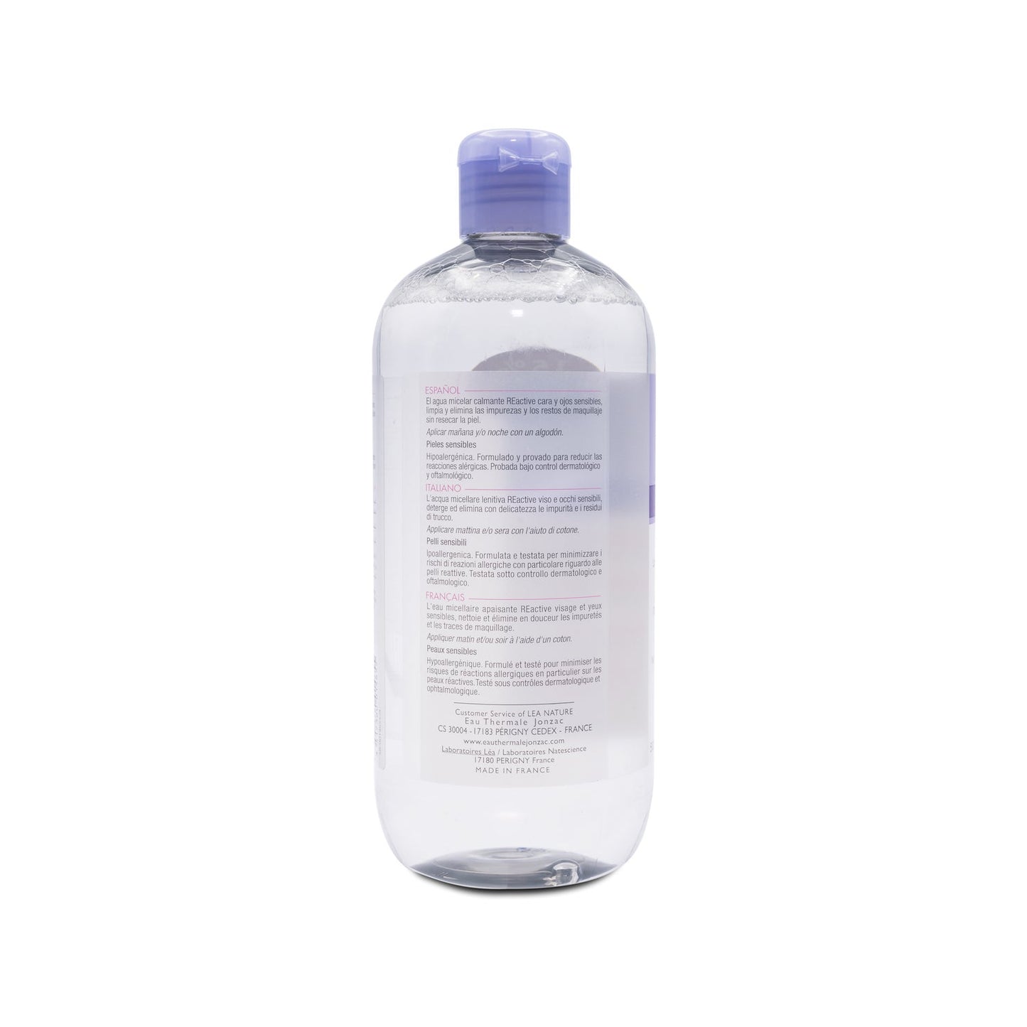 Jonzac Reactive Agua Micelar 500ml