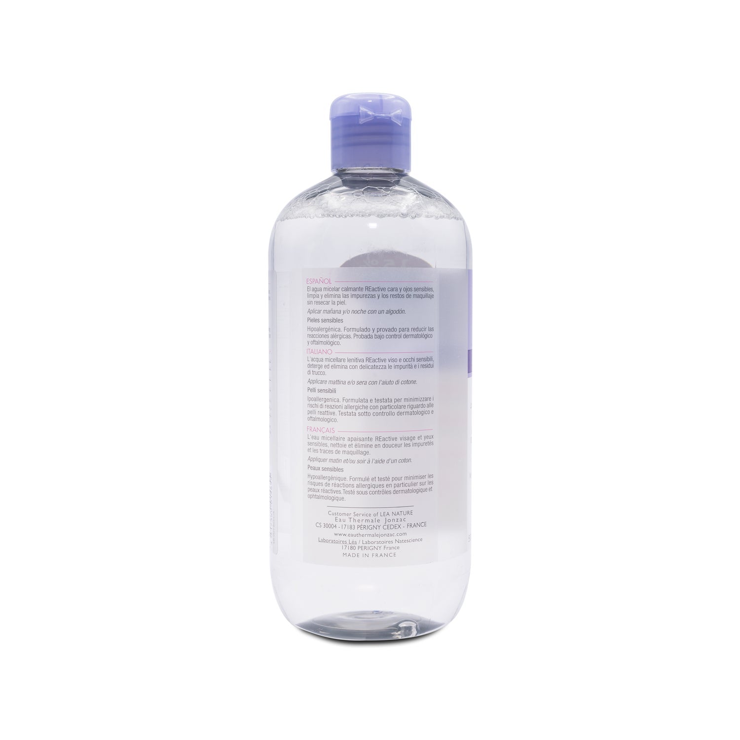 Jonzac Reactive Agua Micelar 500ml
