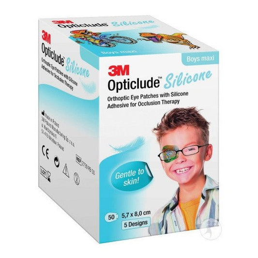 3M Opticlude Patchs Silicone Boy Maxi 50uds