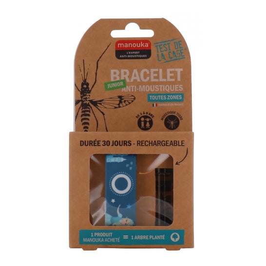 Manouka Pulsera Repelente de Mosquitos Junior Claro 1 ud