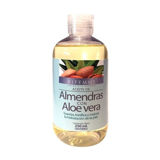 Bifemme Aceite Almendras con Aloe Vera 250 ml