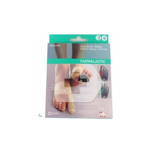 Farmalastic podo corrector doble tallag izquierdo