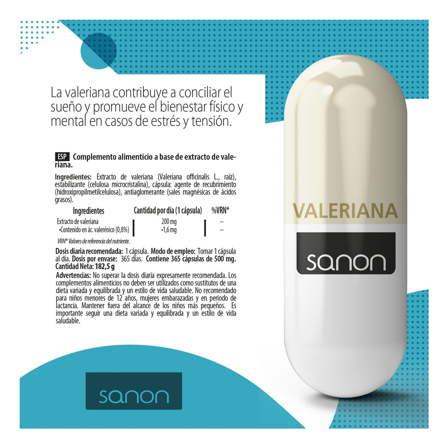Sanon Valeriana 365caps