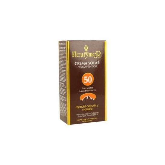 Fleurymer Crema Solar Facial SPF50 Montaña 80ml
