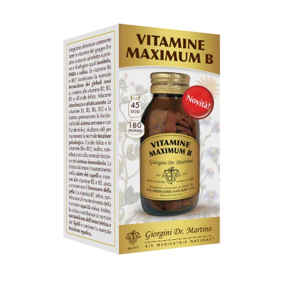 Dr. Giorgini Vitamina Máxima B 180comp