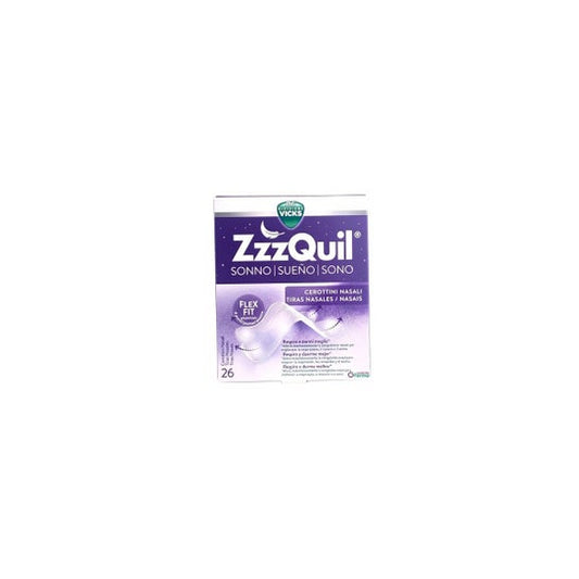 Zzzquil Sono Tiras Nasais 26 Unidades