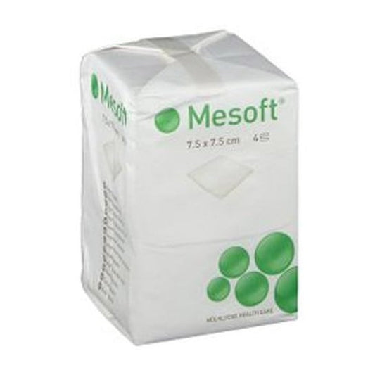 Mesoft Compresa No Estéril No Tejido 7.5x7.5cm 100uds