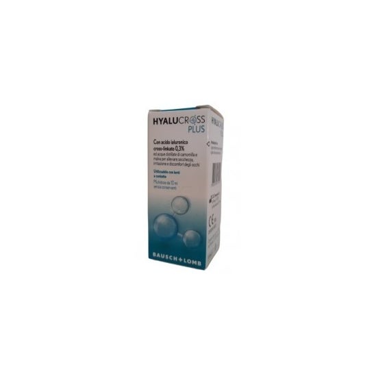 Bausch + Lomb Hyalucross Plus Solución Oftálmica 10 ml