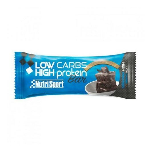 Barritas Low Carbs Nutrisport Exp. + 16 Und. - BROWNIE