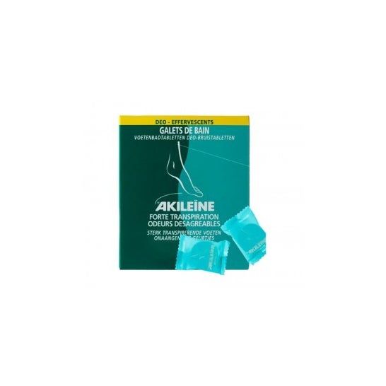 Akileïne® pastillas efervescentes desodorizantes antitranspirante 7x12g