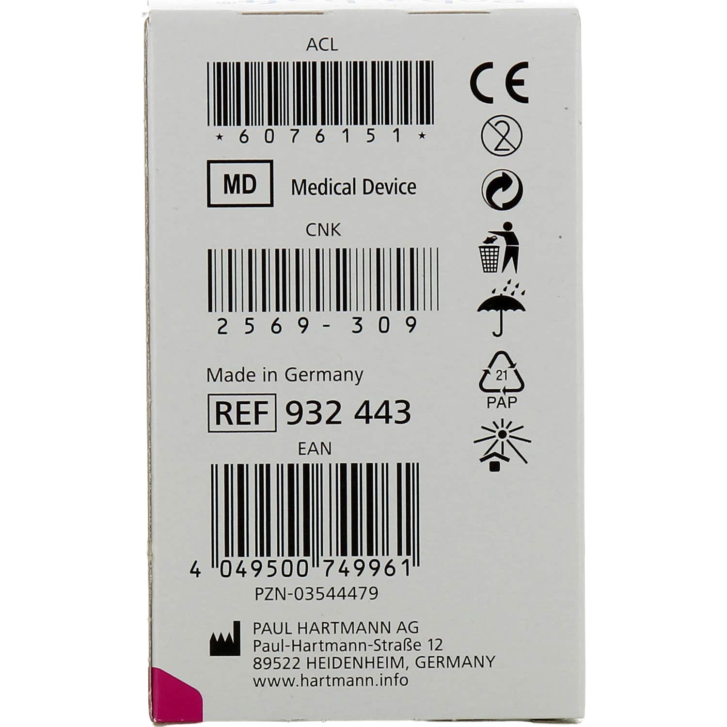 Hartmann Vendaje Cohesivo Látex Free 8cmx4m 1ud